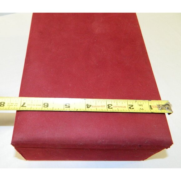 Shannon Crystal Godinger Champagne Flutes Set Of 2 In Red Satin-Lined Gift Box - Picture 12 of 14